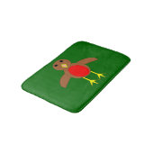 Tapis De Bain Robin de Noël Mat (Angle)