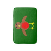 Tapis De Bain Robin de Noël Mat (Devant (Vertical))