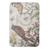 Tapis De Bain Robin Elegant Bird Butterfly French Art (devant Vertical)