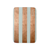 Tapis De Bain Robin Oeuf Bleu Gras Monogramme Bain Gravé (Devant (Vertical))