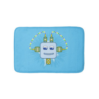 Tapis De Bain Robot Booboobot - Petit Mat Bain