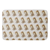 Tapis De Bain Robot dinosaur Drinking Coffee (Devant)