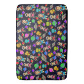 Tapis De Bain Robots rétro et astronautes des salles pour enfant (devant Vertical)