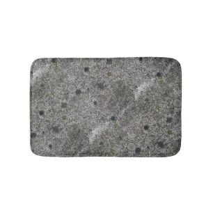 Tapis De Bain Roche grise de granit de géologie avec de la
