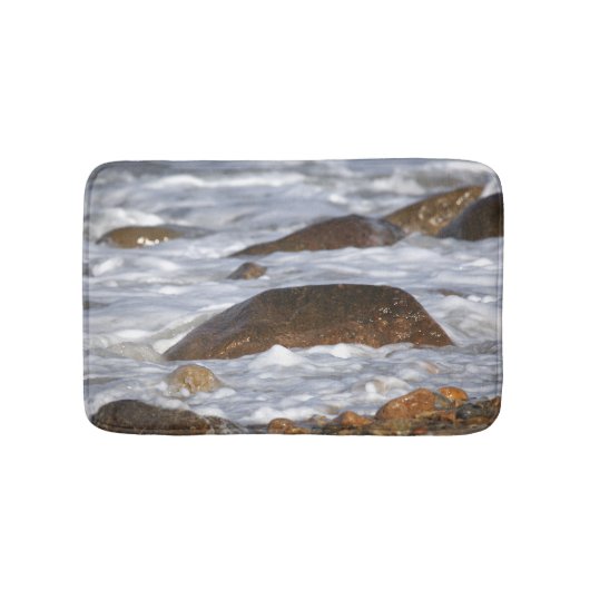 Tapis de bain Rochers et Vagues (Devant)
