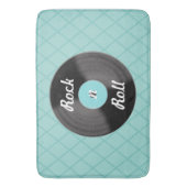Tapis de bain Rock n Roll disque (devant Vertical)