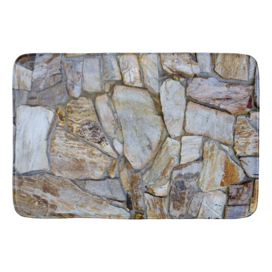 Tapis De Bain Rock Wall Texture réaliste Mousse de mémoire photo (Devant)