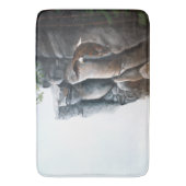 Tapis De Bain Rocks de vol de Bald Eagle (devant Vertical)
