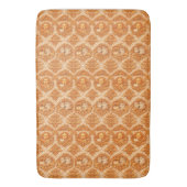 Tapis De Bain Rococo Revival Damask Nature Pattern (devant Vertical)