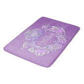 Tapis De Bain Romantique, Feminine, Personnalisé (Angle)