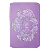 Tapis De Bain Romantique, Feminine, Personnalisé (devant Vertical)