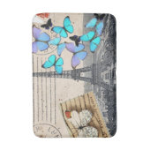 Tapis De Bain romantique france voyage paris tour eiffel (Devant (Vertical))