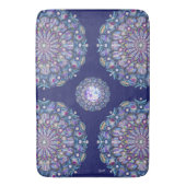 Tapis De Bain Rosace bleue (devant Vertical)