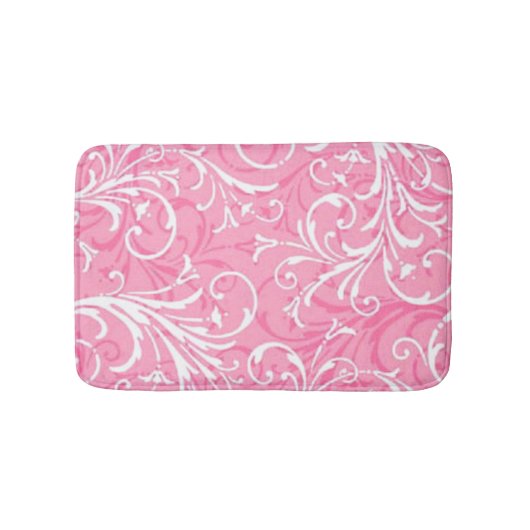 Tapis de bain rose (Devant)