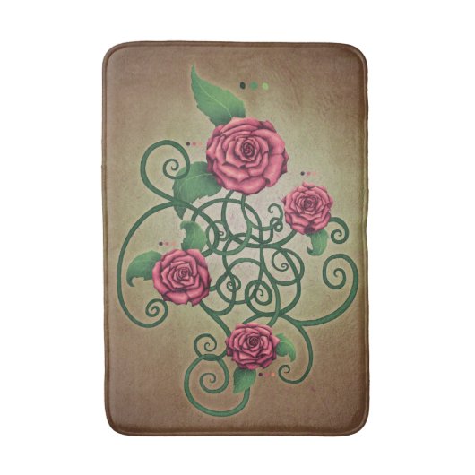 Tapis De Bain Rose (Devant (Vertical))