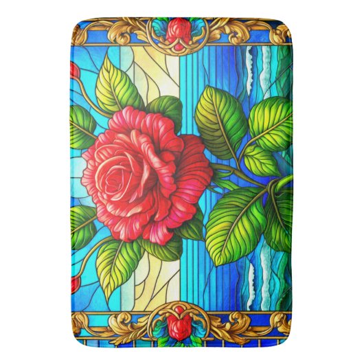 Tapis De Bain Rose (devant Vertical)