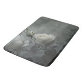 Tapis De Bain Rose blanche (Angle)