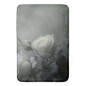 Tapis De Bain Rose blanche (devant Vertical)