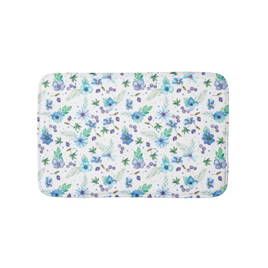 Tapis De Bain Rose bleu (Devant)