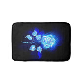 Tapis De Bain Rose bleu brûlant (Devant)
