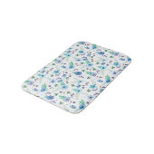 Tapis De Bain Rose bleue (Angle)