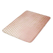 Tapis De Bain Rose brillant Parties scintillant or Blush (Angle)
