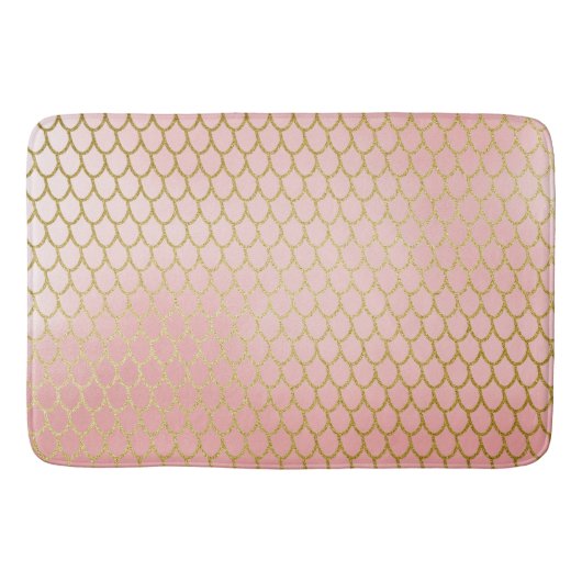 Tapis De Bain Rose brillant Parties scintillant or Blush (Devant)