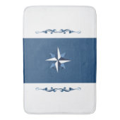 Tapis De Bain Rose Compass (devant Vertical)