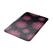 Tapis De Bain Rose, cool, tendance, abstraction de fleurs modern (Angle)