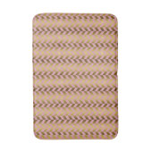 Tapis De Bain Rose de mer et arête de hareng dorée (Devant (Vertical))