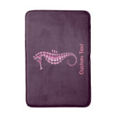 Tapis De Bain Rose de Seahorse (Devant (Vertical))