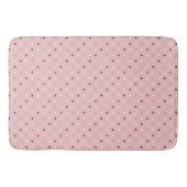Tapis De Bain rose de thé (rouge, mauve et mauve) (Devant)