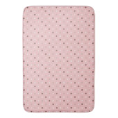 Tapis De Bain rose de thé (rouge, mauve et mauve) (devant Vertical)