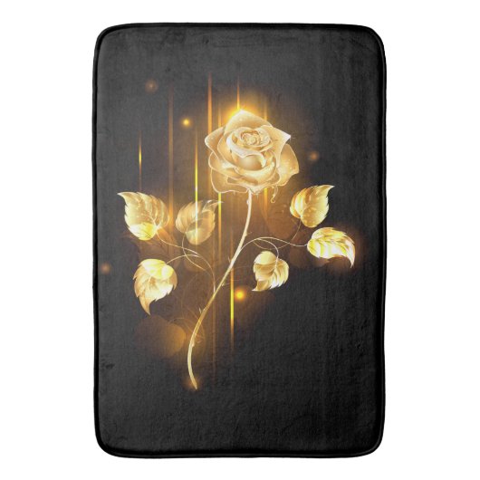 Tapis De Bain Rose d'or ( rose d'or ) (devant Vertical)