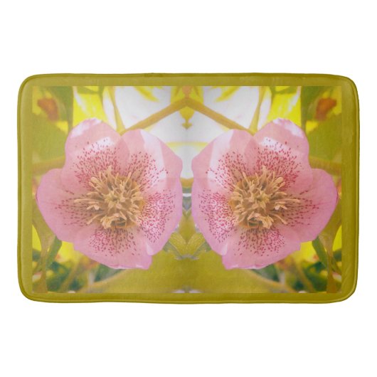 Tapis De Bain Rose du carême. Helleborus orientalis (Devant)