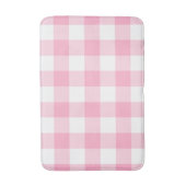 Tapis de bain rose et blanc de contrôle de Buffalo (Devant (Vertical))