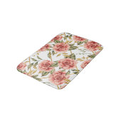 Tapis De Bain Rose et feuille (Angle)