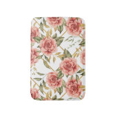 Tapis De Bain Rose et feuille (Devant (Vertical))