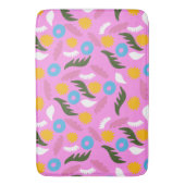 Tapis De Bain rose floral moderne gras (devant Vertical)