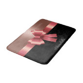 Tapis De Bain Rose Foil et Bow (Angle)