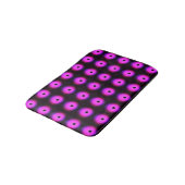 Tapis De Bain Rose foncé Abstrait : brillant sans joint (Angle)