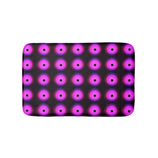 Tapis De Bain Rose foncé Abstrait : brillant sans joint (Devant)