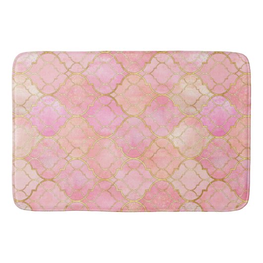 Tapis De Bain Rose Gold Marocain (Devant)