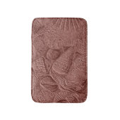 Tapis De Bain Rose Gold Seashells Ocean Beach Design élégant (Devant (Vertical))