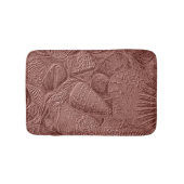 Tapis De Bain Rose Gold Seashells Ocean Beach Design élégant (Devant)