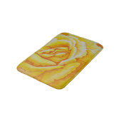 Tapis De Bain Rose jaune (Angle)