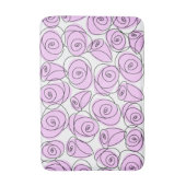 Tapis De Bain Rose Lilac (Devant (Vertical))
