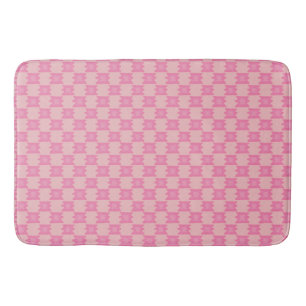 Tapis de bain rose lugubre Sud-Ouest Western Boho