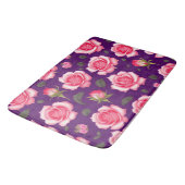 Tapis De Bain Rose Motif sans soudure Valentines Jour Mat de bai (Angle)