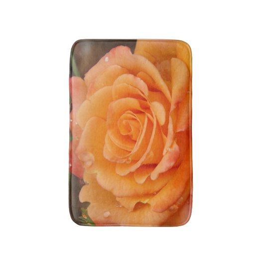 Tapis de bain rose orange (Devant (Vertical))